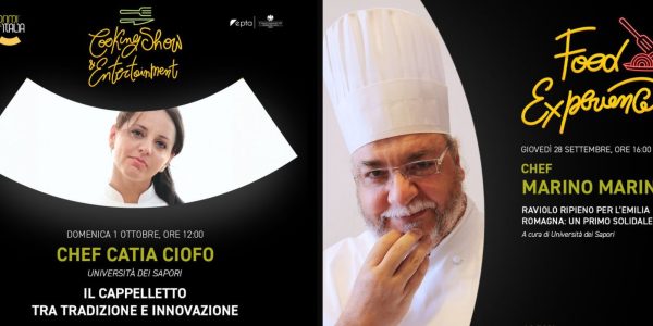 Università dei Sapori ai Primi d'Italia con gli chef Catia Ciofo e Marino Marini